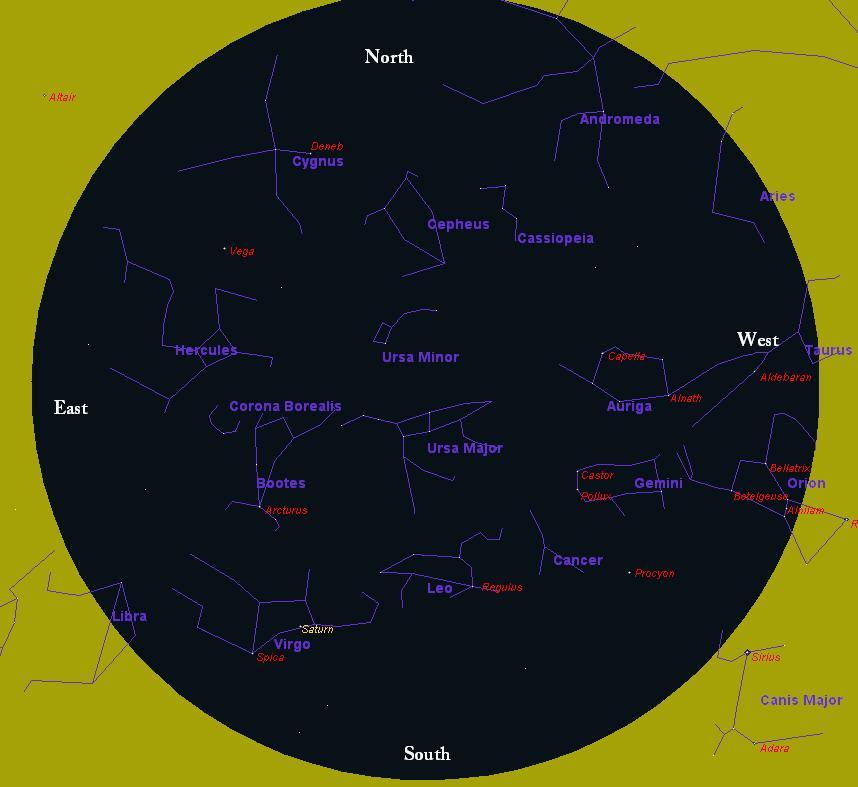 winter constellation map
